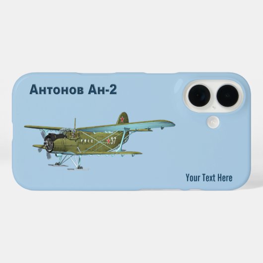 Antonov An-2 Case-Mate iPhone Hülle (Rückseite (Horizontal))