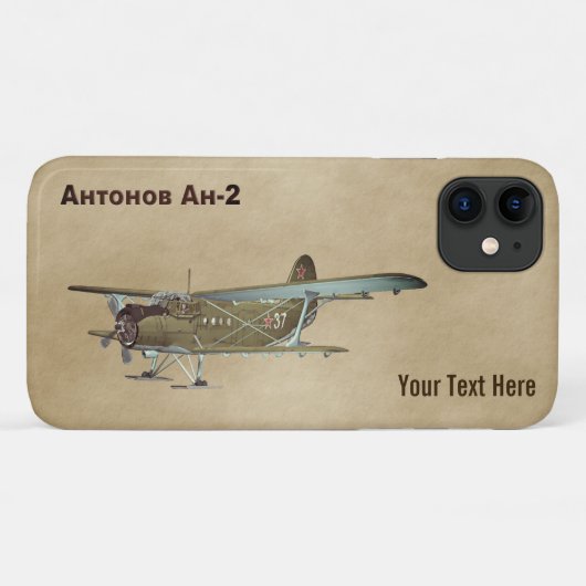 Antonov An-2 Case-Mate iPhone Hülle (Rückseite (Horizontal))