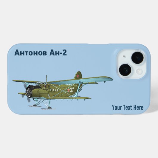 Antonov An-2 Case-Mate iPhone Hülle (Rückseite (Horizontal))