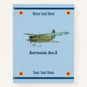 Antonov AN-2 Notizbuch (Vorderseite)
