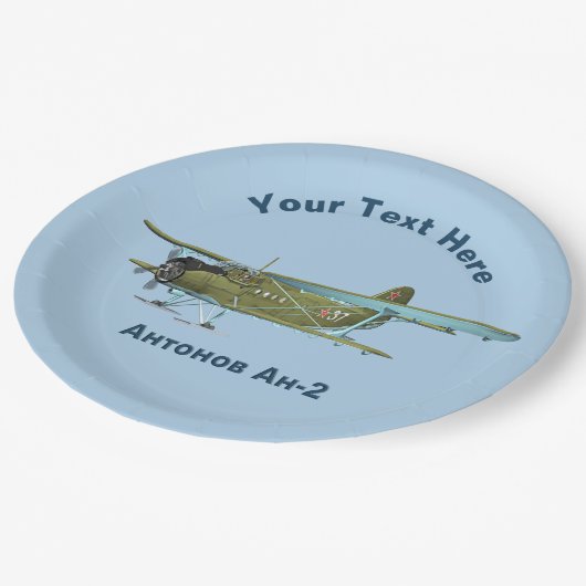 Antonov An-2 Pappteller (Schrägansicht)