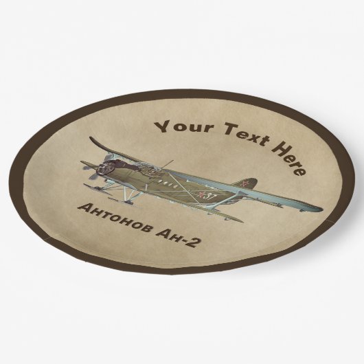 Antonov An-2 Pappteller (Schrägansicht)