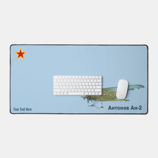Antonov An-2 Schreibtischunterlage (Tastatur & Maus)