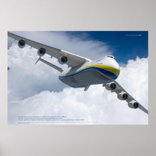 Antonow An-225 Mrija: Das größte Flugzeug der Welt Poster