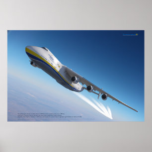 Antonow An-225 Mrija: Das größte Flugzeug der Welt Poster