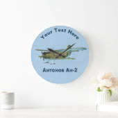 Antonow An-2 Große Wanduhr (Zuhause)