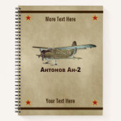 Antonow An-2 Notizbuch (Vorderseite)