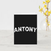 Antony Illustration Karte (Gelbe Blume)