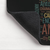 Antony- und Kleopatra-Wort-Mosaik Mousepad (Ecke)