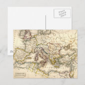 Antquie Karte des antiken Römischen (Vorne/Hinten)