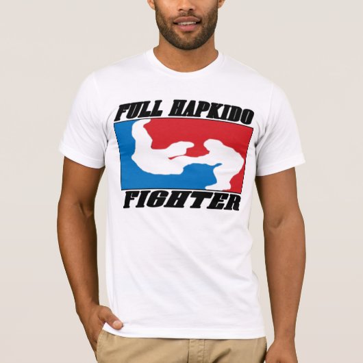ANTRAG 02:: VOLLER HAPKIDO KÄMPFER T-Shirt (Vorderseite)