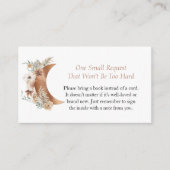 Antrag auf ein neutrales Babyduschbuch für Boho Ge Begleitkarte (Vorderseite)