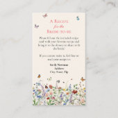 Antrag auf Erstattung | BOHEMISCHE WILDBLUMEN Begleitkarte (Vorderseite)