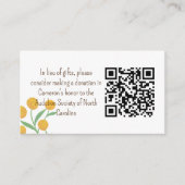 Antrag auf Spende für Naturwunder Begleitkarte (Vorderseite)