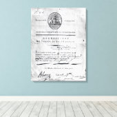 Antrag des Ausschusses der Öffentlichkeit Leinwanddruck (Insitu (Holzboden))