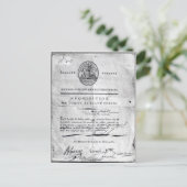 Antrag des Ausschusses der Öffentlichkeit Postkarte (Stehend Vorderseite)