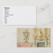 Antrag für einen zeichnenden Rauminnenraum, Visitenkarte (Vorne/Hinten)