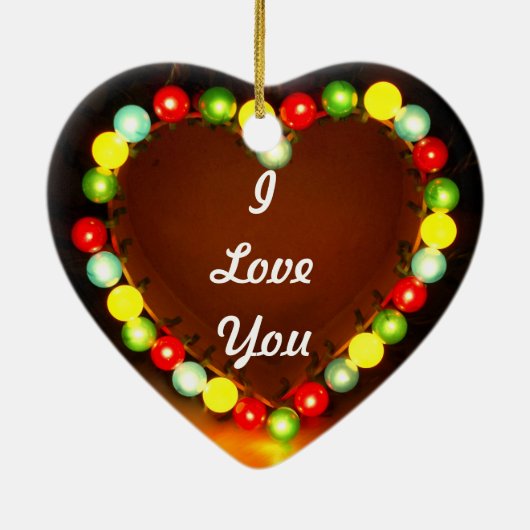 Antrag-Herz-Licht, heiraten Sie mich? Keramikornament (Hinten)