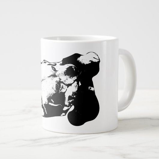 Antrag mit Liebe Jumbo-Tasse (Vorderseite Rechts)