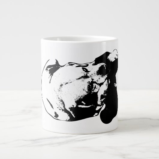 Antrag mit Liebe Jumbo-Tasse (Vorderseite)