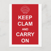 ANTRAG UND BEFÖRDERUNG behalten Postkarte (Vorderseite)