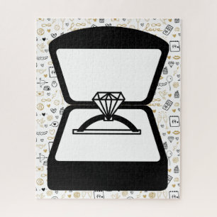 Antrag Verlobungsring Puzzle