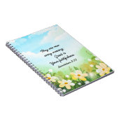 Anträge 3:23 Gelber Frühling Christlich Notizblock (Rechte Seite)