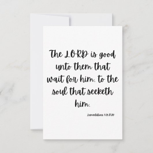 Anträge 3:25 KJV Bible Verse Flat Greeting Karte (Vorderseite)