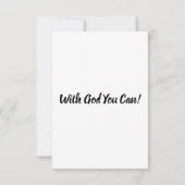 Anträge 3:25 KJV Bible Verse Flat Greeting Karte (Rückseite)