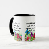Anträge 3:25 KJV Bible Verse Pic Zweitone-Tasse Tasse (Vorderseite Links)