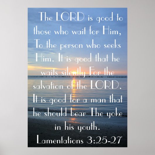 Anträge der Jugendbibel Verse 3:25-27 Poster (Vorne)