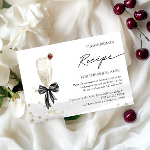 Antragsformular für Champagner-Brautparty Einladung