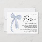 Antragsformular für das Blaue Brautparty Einladung (Vorderseite)