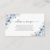 Antragskarte für das Blaue Elfenbein Begleitkarte (Vorderseite)