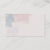 Antragskarte für das Rezept für Rosa und Blau Visitenkarte (Rückseite)