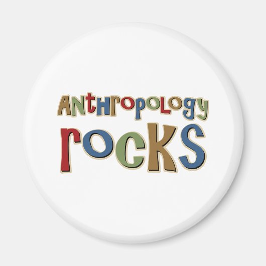 Antrhopologie Rocks Magnet (Vorne)