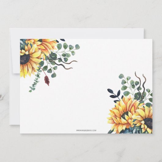 Antrieb durch eine neutrale Baby-Dusche für Sonnen Einladung (Rückseite)