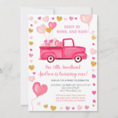 Antrieb durch Valentine Baby Shooter Einladung (Vorderseite)