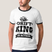 Antrieb-König In Action T-Shirt (Vorderseite)