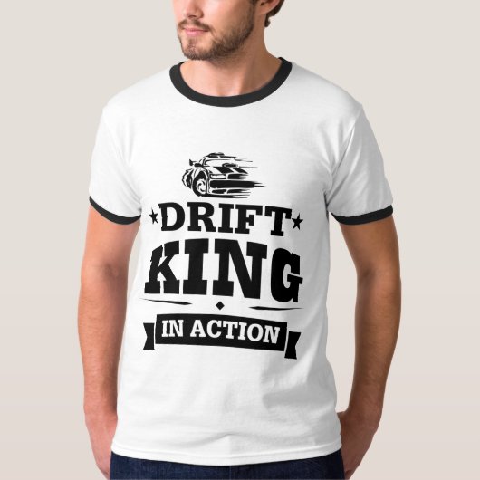 Antrieb-König In Action T-Shirt (Vorderseite)