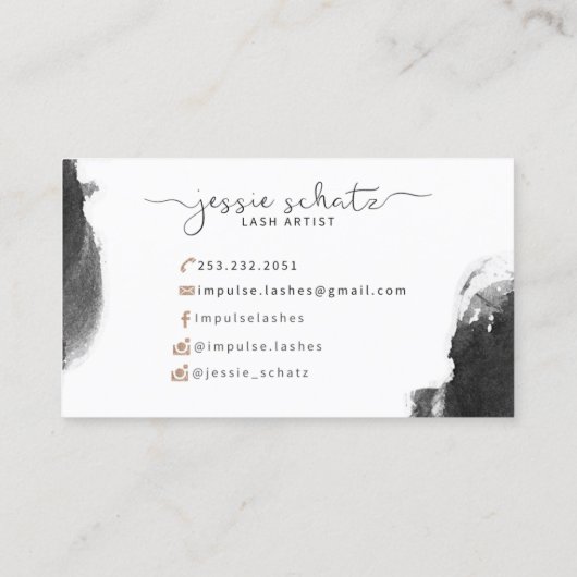 Antrieb peitscht Visitenkarten Visitenkarte (Rückseite)