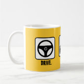 Antrieb. Reihe. Schwören Sie Kaffeetasse (Links)