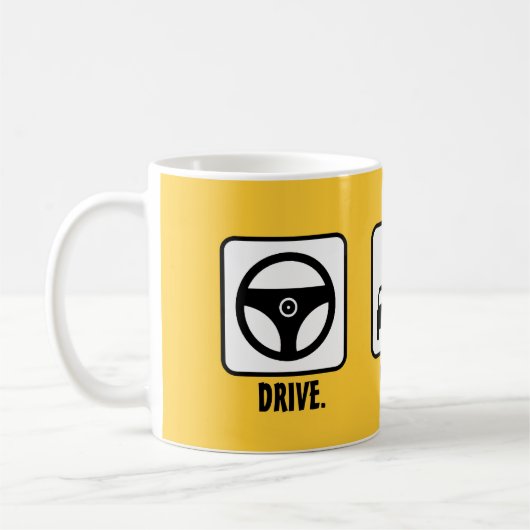 Antrieb. Reihe. Schwören Sie Kaffeetasse (Links)