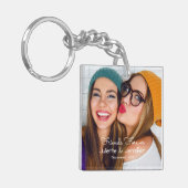 Antriebskraft-Foto der Freunde für immer | Schlüsselanhänger (Vorderseite links)