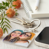 Antriebskraft-Foto der Freunde für immer | Schlüsselanhänger (Vorderseite rechts)