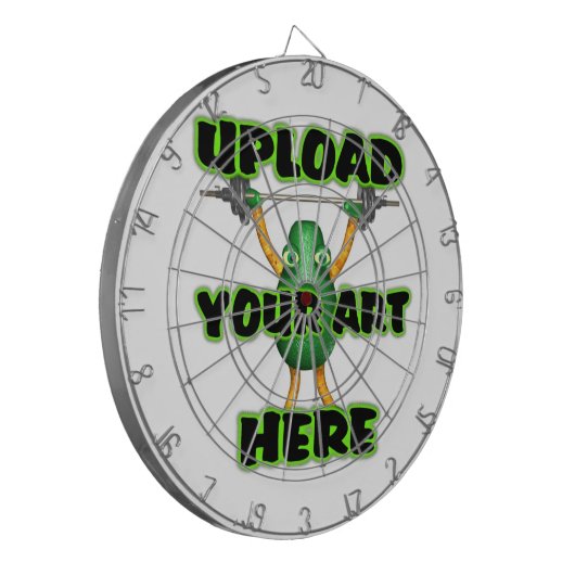 Antriebskraftkunst zur Dartscheibe (Vorderseite Links)