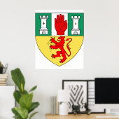 Antrim arms, Irland Poster (Heimbüro)