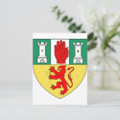 Antrim arms, Irland Postkarte (Stehend Vorderseite)