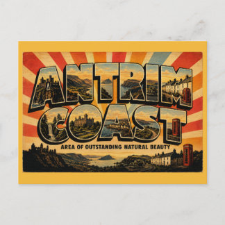 Antrim-Küste und Glens Nordirland AONB Postkarte
