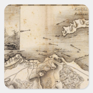 Antrim, Raghery Quadratischer Aufkleber